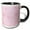Black/White, variant on 3drose, Pink Snowflakes, 15oz Mug