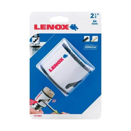 

Lenox Speed Slot 2-1/2 in. Dia. x 1.5 in. L Bi-Metal Hole Saw 1/2 in. 1 pc.