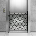 thumbnail image 3 of Single Folding Security Gate Door Gate with Casters Flexible Expanding Barricade Gate, 3 of 12