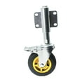 thumbnail image 2 of Rueda de repuesto para puerta de cerca de 3 pulgadas, soporte de montaje de metal con resorte y rotación de 360 grados, 2 of 8