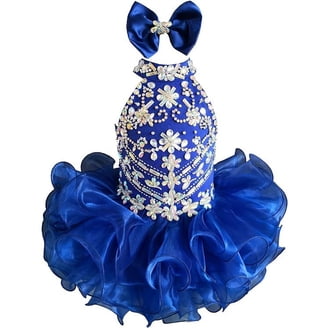Handmade Toddler Girl Party Dress Baby Pageant Dress Birthday Dresses  Girl's Princess Dress 5T G009 - Walmart.com