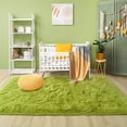 thumbnail image 3 of Alfombra Rug Noahas 183x274 cm Grande Gruesa Peluda Verde, 3 of 7