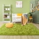 thumbnail image 3 of Alfombra Rug Noahas 183x274 cm Grande Gruesa Peluda Verde, 3 of 7