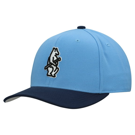 Unisex-Mitchell & Ness  Blue Chicago Cubs Basic Coop Pro Adjustable Hat