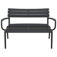 thumbnail image 5 of Compamia Paris Outdoor Bench Black, 5 of 8