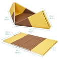 thumbnail image 4 of ECR4Kids SoftZone Camp, Canoe and Tumble Too, Chocolate/Yellow, 4 of 10