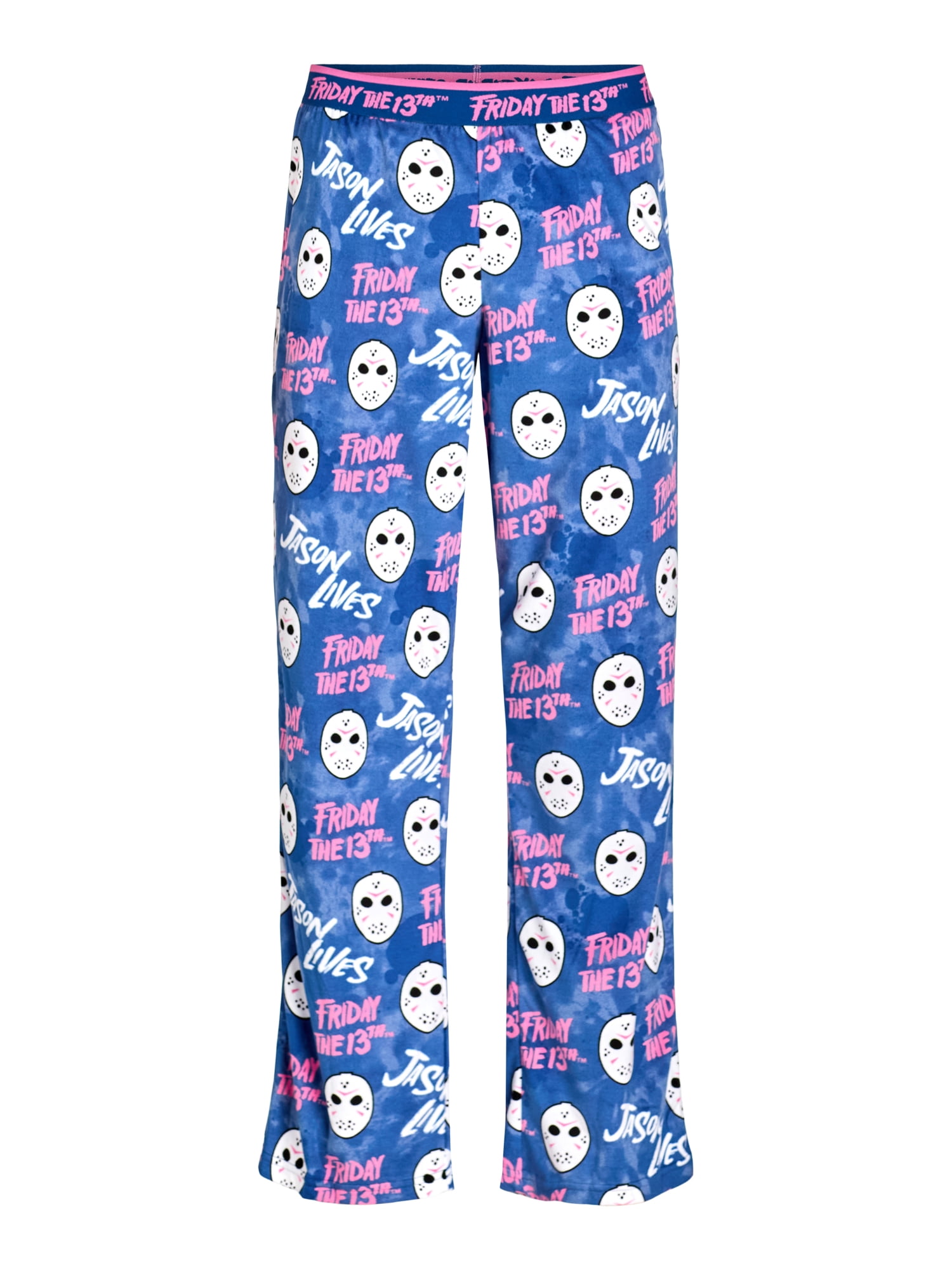 Friday the 13th Women's Print Velour Sleep Pants, Sizes XS-3X