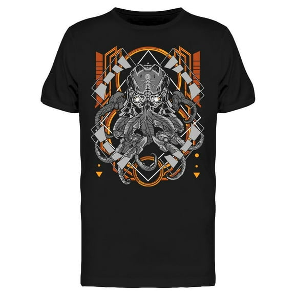 Poster Cybernectic Octopus  T-Shirt Men -Image by Shutterstock, Male Large