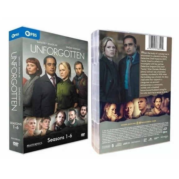 Unforgotten Season 1-6(DVD，12-Disc)TV Series All Region/ New Box Set！