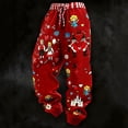 thumbnail image 4 of Elastic Waistband Pants for Men, Solid Color Casual Drawstring Pocket Work Shorts, Polyester, 1 Pc, 4 of 4