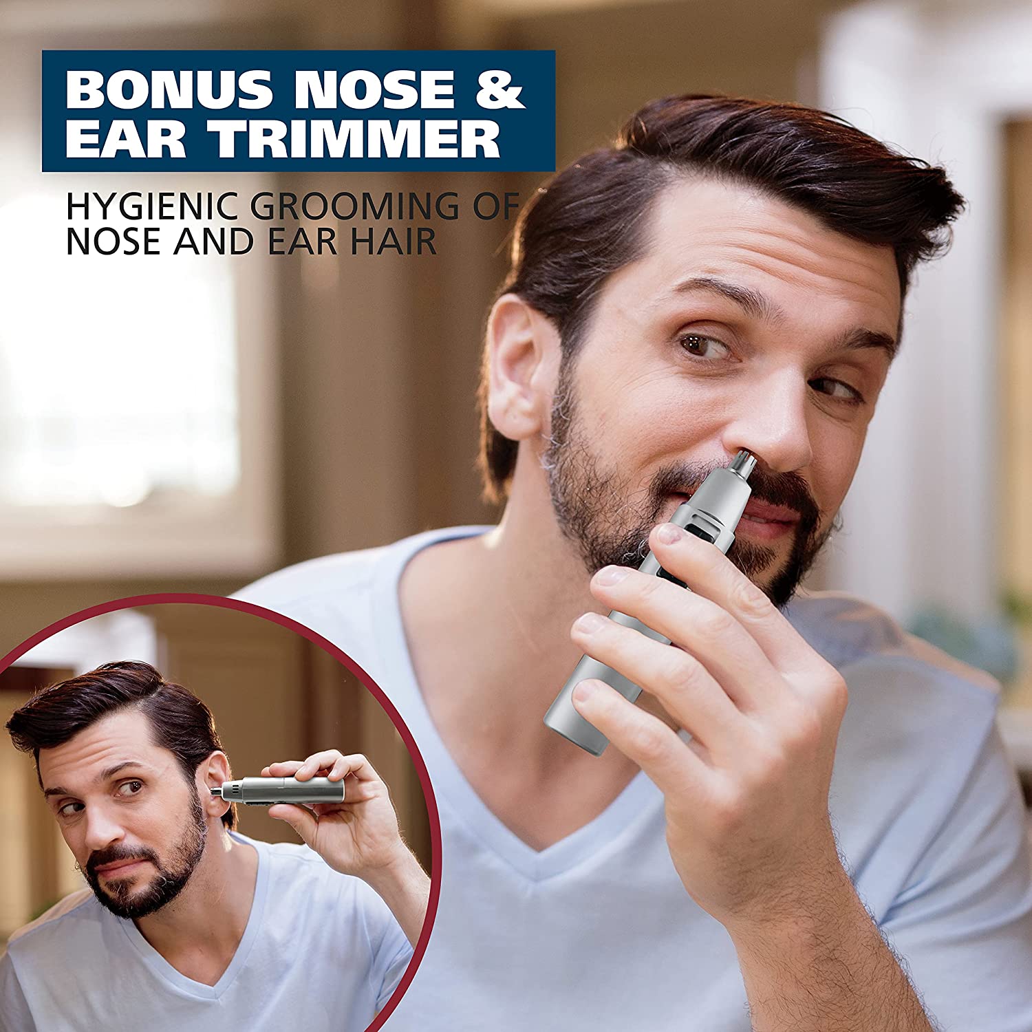 Buy Wahl Mustache and Beard Trimmer with Precision Ground Blades and 8