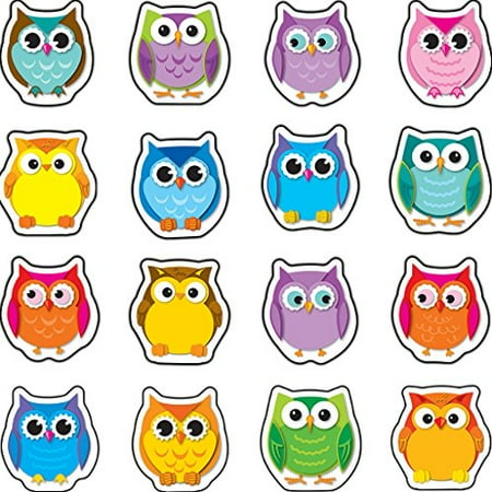 Carson Dellosa CD-120195 Colorful Owls Cut Outs | Walmart Canada