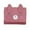 Pink, variant on Women's Compact Trifold Wallet Card Holder Organizer with Transparent ID Window for Secure Everyday Use