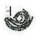 thumbnail image 2 of (2 pack) Cousin DIY Splatter Glass Bead Strand, Black/White, Unisex, 100 Pieces - 28.5in, 2 of 9