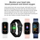 thumbnail image 5 of Tholdsy Reloj deportivo de presión arterial Reloj de con control táctil de sangre 4.0 compatible con Bluetooth Relojes inteligentes azul, 5 of 6