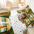 thumbnail image 5 of Catabedysis Retro Camper 7-Piece Twin Bedding,Camp Life Print Bedding Comforter Set For Boys,Multicolor,Polkadot Reversible, 5 of 7
