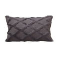 thumbnail image 2 of Funda De Almohada De Felpa A Rayas Funda de almohada larga a rayas estilo escandinavo, 30x50 Rkxzt, 2 of 9