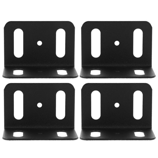 L Shape Metal Brackets for Wood Shelves Delivering Strong Support 4Pcs