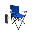 thumbnail image 1 of Silla plegable para acampar con reposabrazos, portavasos, sillas de jardín, sillas de campamento, portátil Azul Zulema Asiento al aire libre, 1 of 8