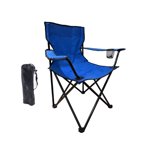 Sillas de Camping Ligeras para Adultos, Silla Plegable para Exteriores, Silla de Campamento Sillas de jardín Plegables Silla de Picnic Silla Plegable, Azul DYNWAVEMX Asiento al aire libre