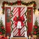 thumbnail image 5 of Adornos navideños, regalos navideños, cortina navideña de 35 x 71 pulgadas, decoración navideña para puerta y pared, festival, fiesta, poliéster., 5 of 9