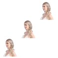 thumbnail image 4 of maskred Breathable Silk Night Cap - Embrace Refreshing And Hygienic Sleep Experience And Skin Friendly Silk Night Sleep Cap Rice grey One size fits all 3PCS, 4 of 6