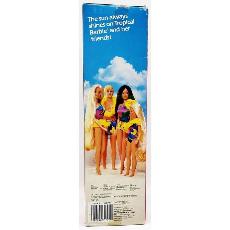 Barbie Tropical Ken Doll 1985 Mattel 1020 - Walmart.com