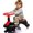 Red+Black, variant on iYofe 6V Ride on Wiggle Car with Pedal, Retractable 2 in 1 Wiggle Car for Kids Boys Girls with Flashing Wheels, Bluetooth, Toddlers Ride on Toy Swing Car for Ages 3 and Up, Purple