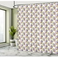 thumbnail image 5 of Ambesonne Botanical Shower Curtain, Watercolor Summer Garden, 69"Wx70"L, Multicolor, 5 of 5