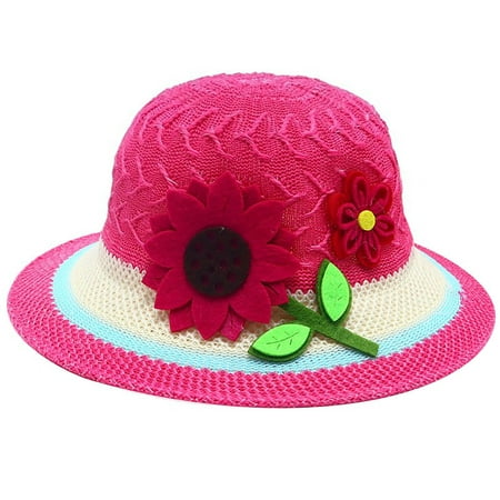 Hat for Girls Boys Kids Sun Protection Wide Brim Summer Beach Toddler Outdoor Play Travel Lightweight Breathable Adjustable Boy s Caps