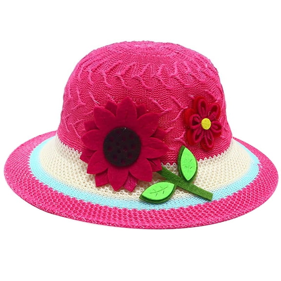 Huowey Kids Sun Hat Wide Brim Summer Beach Hat For Boys Girls Toddler Outdoor Play Travel Lightweight Breathable
