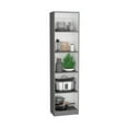 thumbnail image 3 of Juno 3 Piece Living Room Set with 2 Home Xs Bookcase + Home 2-Door Bookcase, Matt Gray / White, 3 of 6