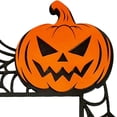 thumbnail image 3 of Decoraciones para puertas de Halloween, 1 pieza de madera con forma de calabaza, fantasma, bruja, letrero para esquinas de puerta de Halloween, adorno para el hogar, la oficina, festival, decoración d, 3 of 7
