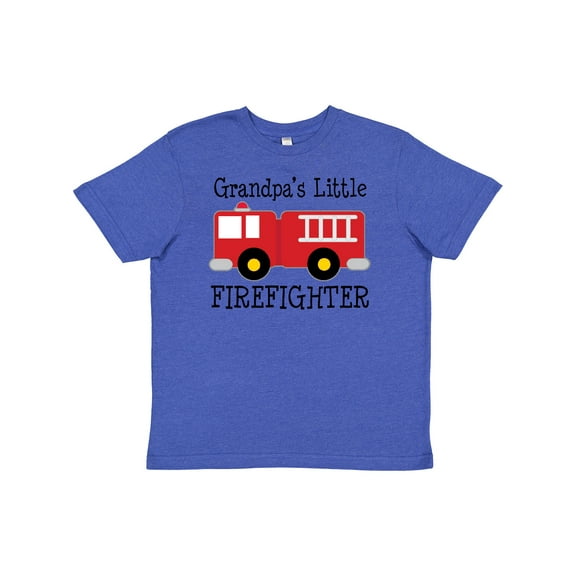 Inktastic Grandpa's Little Firefighter Youth T-Shirt