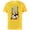 Yellow, variant on Tim Burton’s Nightmare Before Christmas Lock Shock Barrel - Short Sleeve Cotton T-Shirt for Adults - Customized-Black