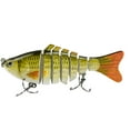 thumbnail image 2 of Multi Sections 2 Triple Claws Hooks Artificial bait; bionic fishing lures; Fish Shape Bait Lifelike Fishing Spinner Fishhook, 2 of 3