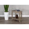 thumbnail image 2 of Pemberly Row 16" Transitional Wood Chair Side Table in Light Brown, 2 of 7