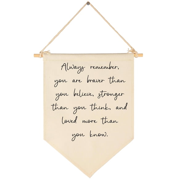 Letrero Con Bandera De Always Remember You Are Braver, Regalo Para Bebés Recién Nacidos, Niños Y Niñas, Pancarta Para Decoración De Pared, Regalo Para Guardería, Dormitorio, Sala De Juegos, Puerta Del