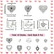 thumbnail image 2 of 1 caja de 80 dijes de corazón de plata tibetana de estilo tibetano para San Valentín, dijes sagrados de amor, colgantes huecos de filigrana con alas de ángel para hacer joyas., 2 of 9