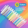 thumbnail image 2 of 12 Pcs Dustless Chalk Sidewalk Chalk Set with Holder Non-toxic Colored Chalk Chalkboard Chalks Writing Chalks Drawing Chalks for Gift Party Favors,12 Colors, 2 of 9