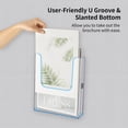 thumbnail image 2 of 3Pcs Brochure Holders, A4 Size Clear Acrylic Pamphlet Racks, Wall Mount Flyer Stand, Literature Display Racks with Nails for Home, Hotels, Restaurants, Retail Stores, Exhibitions(8.8” x 9.8”), 2 of 6