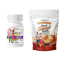 Gastric Sleeve Complete Vitamin Pack - Capsules Size: 1-Month Supply, BariatricPal Multivitamin ONE: Capsule with 45mg Iron, BariatricPal Calcium Citrate Soft Chews: French Vanilla Caramel