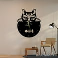 thumbnail image 5 of Handmadetneonsign Cat Wall Clock Unique, Cat Year Date Round Wall Clock, Text Oversize Wall Clock 59634, 5 of 5
