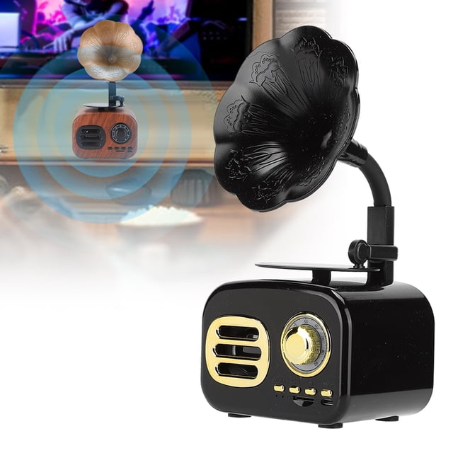 Support Plug-In Card, Retor Speaker, Desktop Speaker, Great Performance Mini Desktop Speaker, Control Speaker, for Computer, Laptop, Walnut color,Pink,Red,Black,Yellow