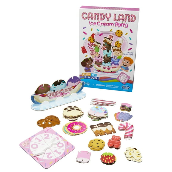 Ready Set Discover Candy Land Ice Cream Party Preschool Board Game for Kids and Family Ages 3 and Up