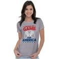 thumbnail image 5 of I Paused My Game For America Joke Womens Slim Fit Graphic Tee Brisco Brands S, 5 of 6