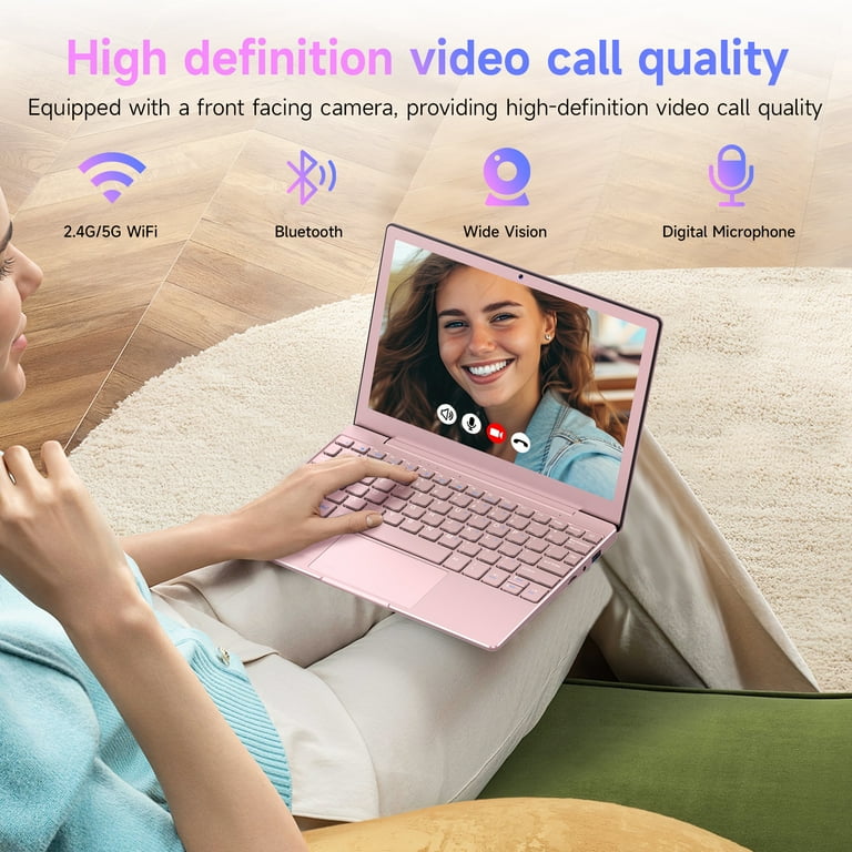 Metal Case Portable Business Mini Laptop Computer Office Travel