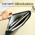 thumbnail image 6 of A4 Leather Zipper Bag in Multiple Colors Business Briefcase PU Document Bag for Professional Use, 6 of 9