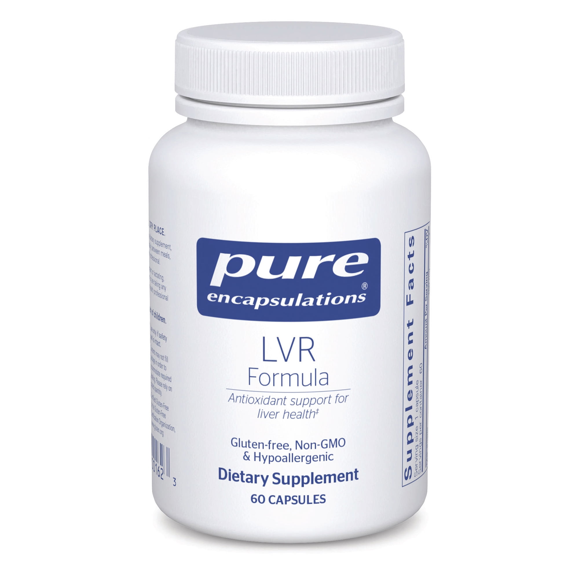 Pure Encapsulations LVR Formula | Hypoallergenic Supplement with Antioxidant Support for Liver Cell Health* | 60 Capsules