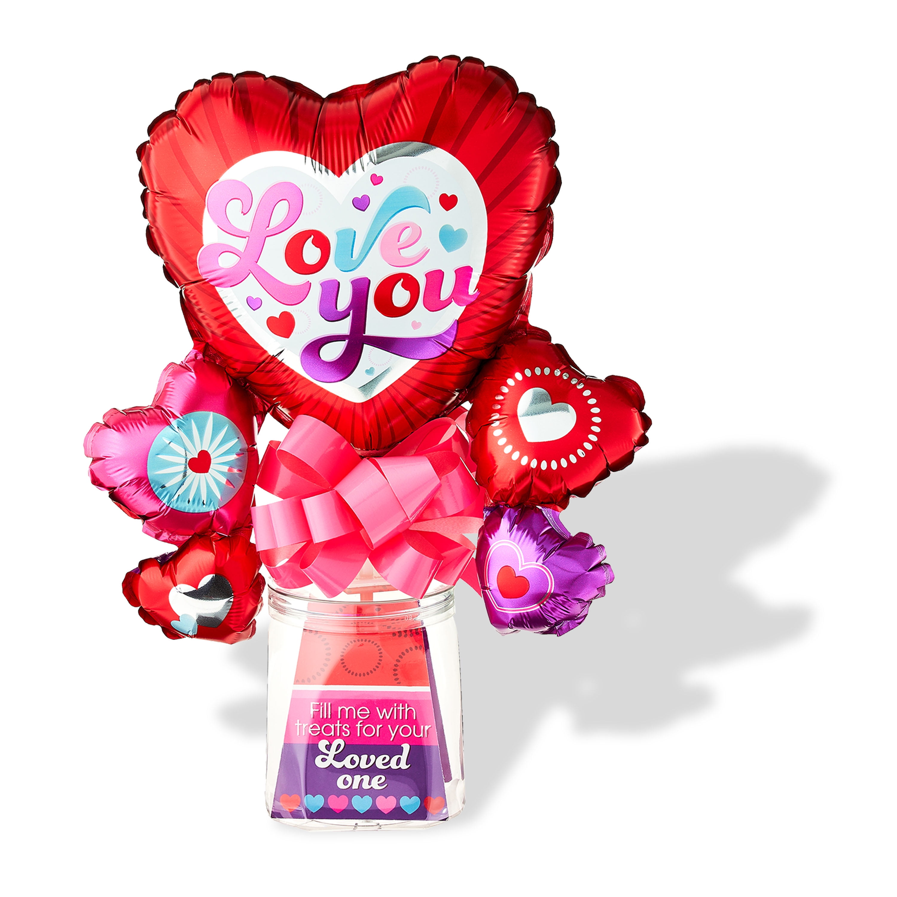 WAY TO CELEBRATE! Way to Celebrate  - Progressive Gifts Valentine Balloon Container Gift Set Retro Love